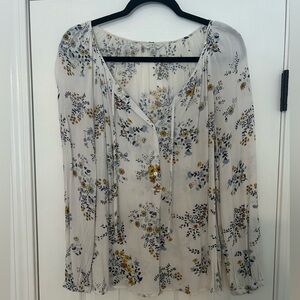 Lucky Brand | Long Sleeve Floral Blouse